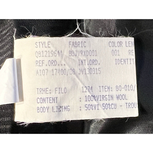 John Varvatos Collection 44R Dark Gray Micro Stripe Blazer Sport Suit Jacket - Picture 14 of 16